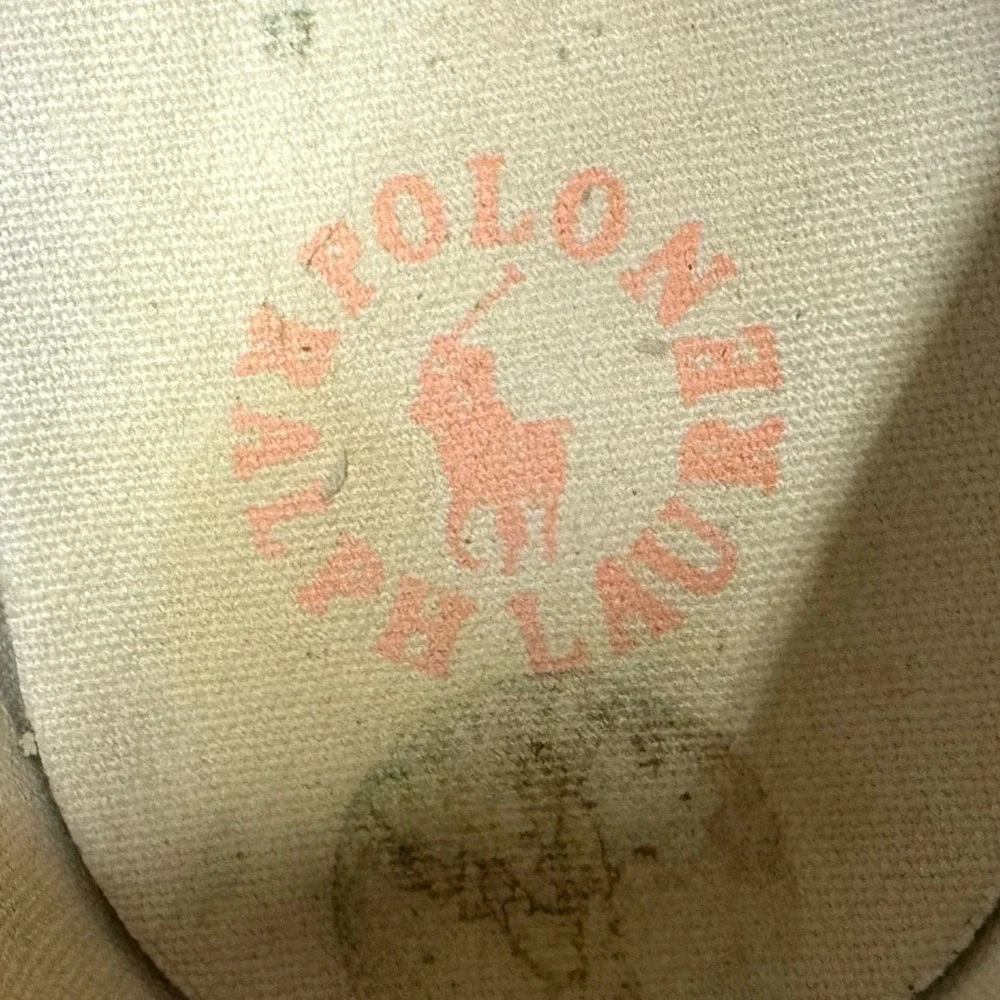 Polo Ralph Lauren Marin Blue Canvas Lace Up Sneaker‎ Size 8 Pony